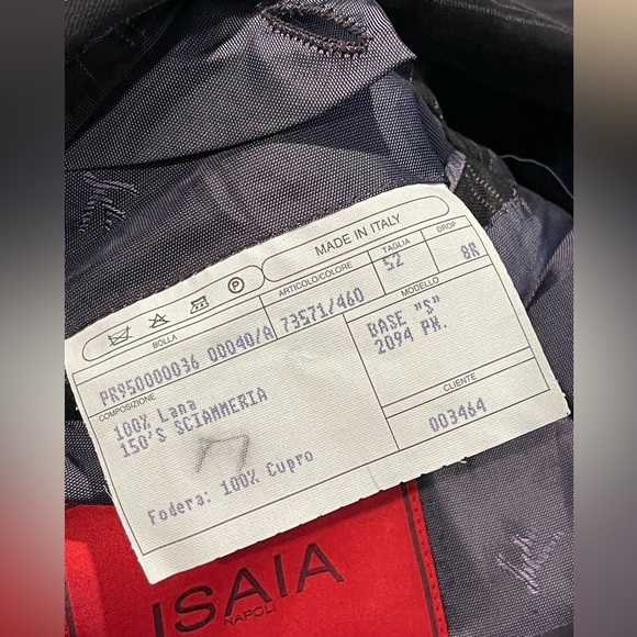 ISAIA Napoli sciammeria 150’s wool blazer sports coat jacket - Picture 7 of 10